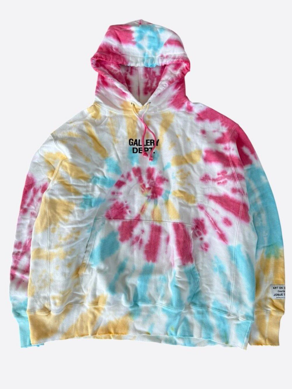 Gallery Dept Multicolor Tie-Dye Logo Hoodie